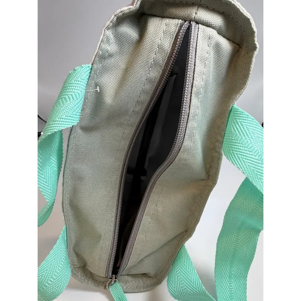 Igloo Mini Essential Insulated Tote Cooler Bag Gray Tie Dye Aqua 9 Can